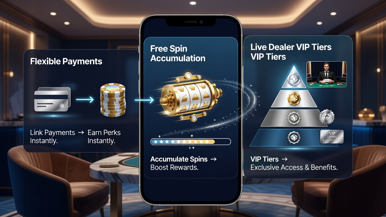 Integration von VIP-Tiers und Free-Spin-Tracking in mobilen Live-Dealer-Spielen