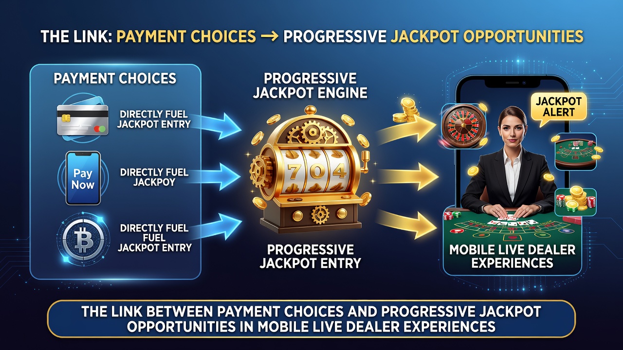 Mobile Live-Dealer-Sessions mit progressiven Jackpot-Elementen