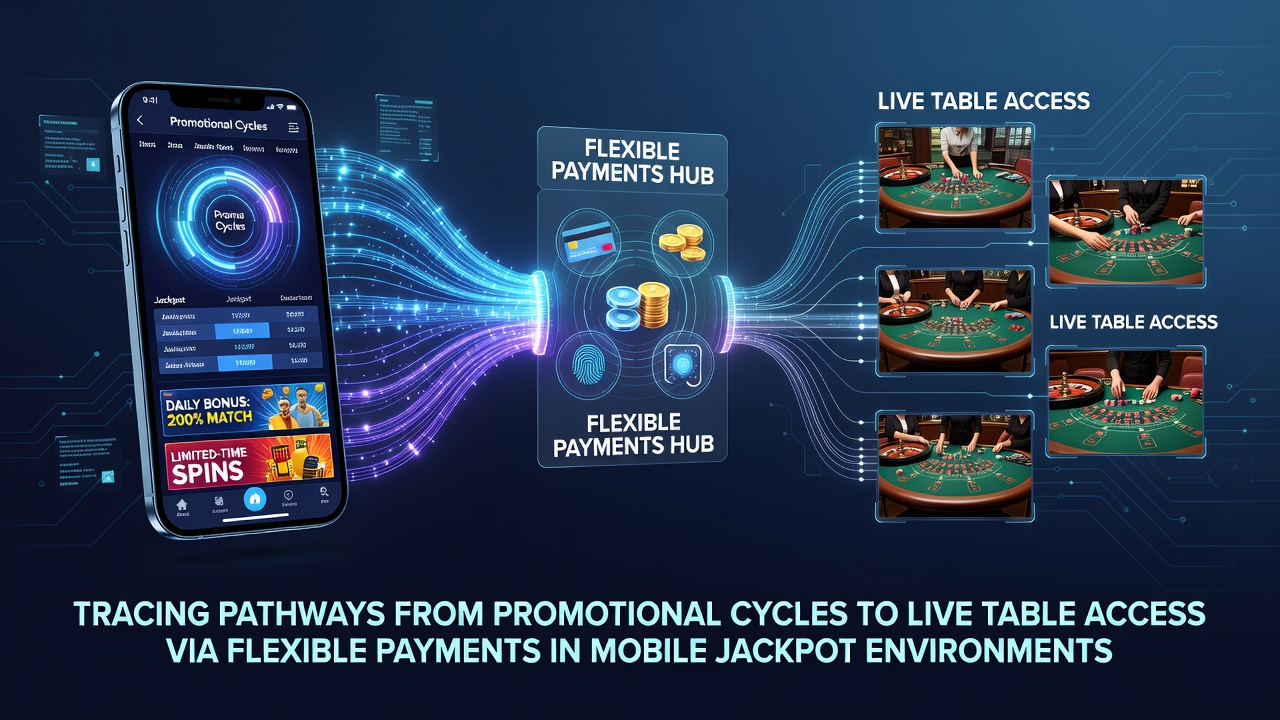 Mobile Jackpot-Umgebungen mit flexiblen Zahlungsoptionen und Live-Tischen